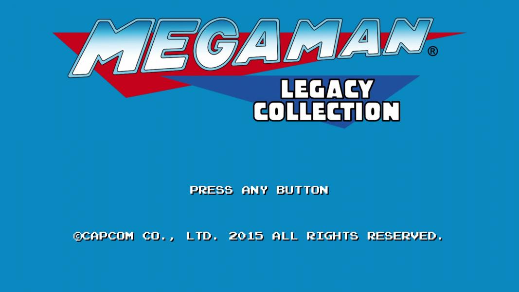 Mega Man Legacy Collection (Xbox Store) Title Screen